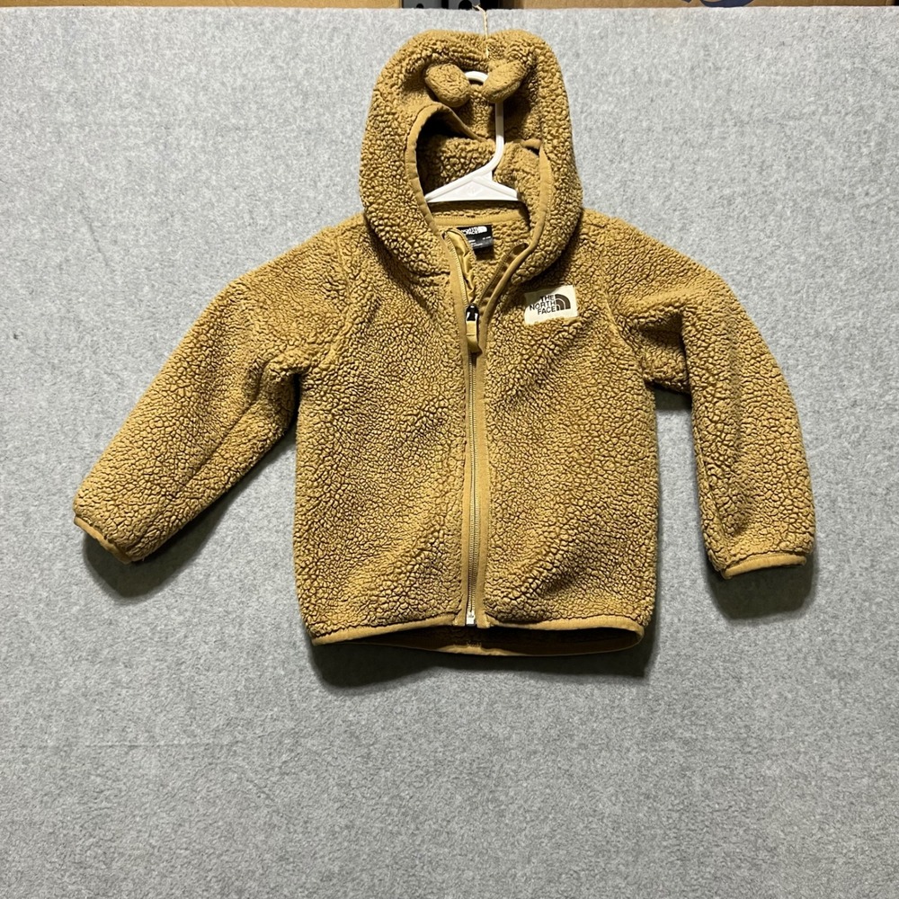 The North Face Infant Fleece Hoodie Bear Ears Tan 18-24M